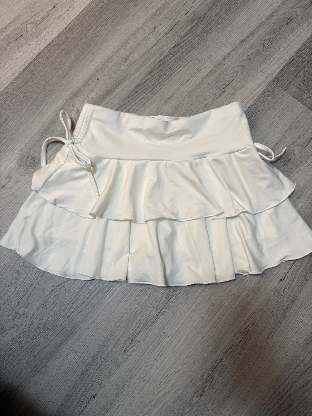 White Mini Skirt Size Small